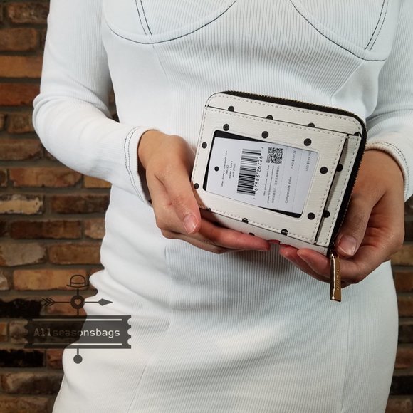 NWT Disney x Kate Spade New York Other Minnie Mouse Zip Around Wallet WHITE NEW - Picture 2 of 4